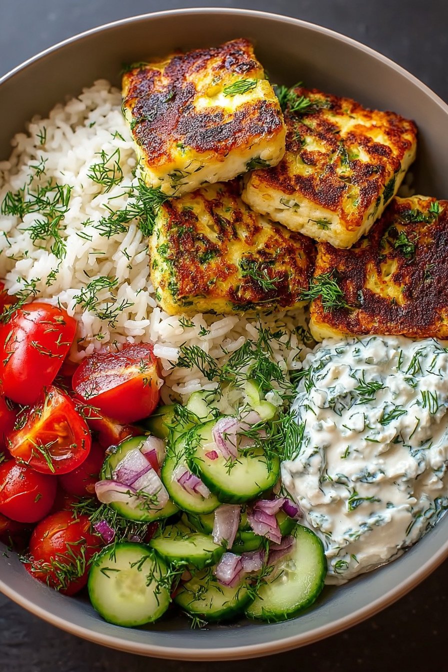 Halloumi Bowl mit Reis und Tzatziki – frisch, sättigend und ausgewogen recipe tips