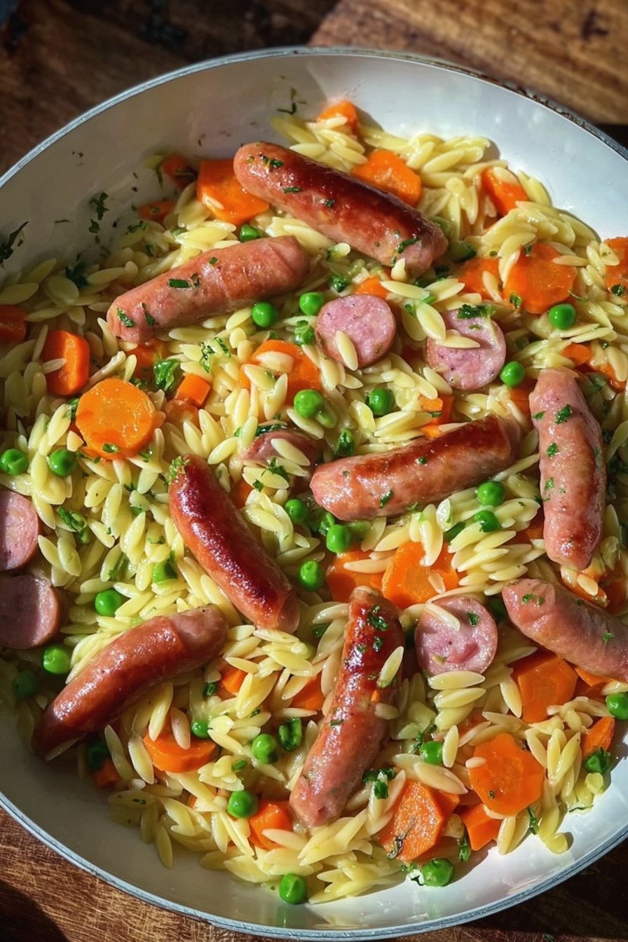 Kritharaki Pfanne mit Würstchen – cremige One-Pan-Pasta für den Alltag recipe tips