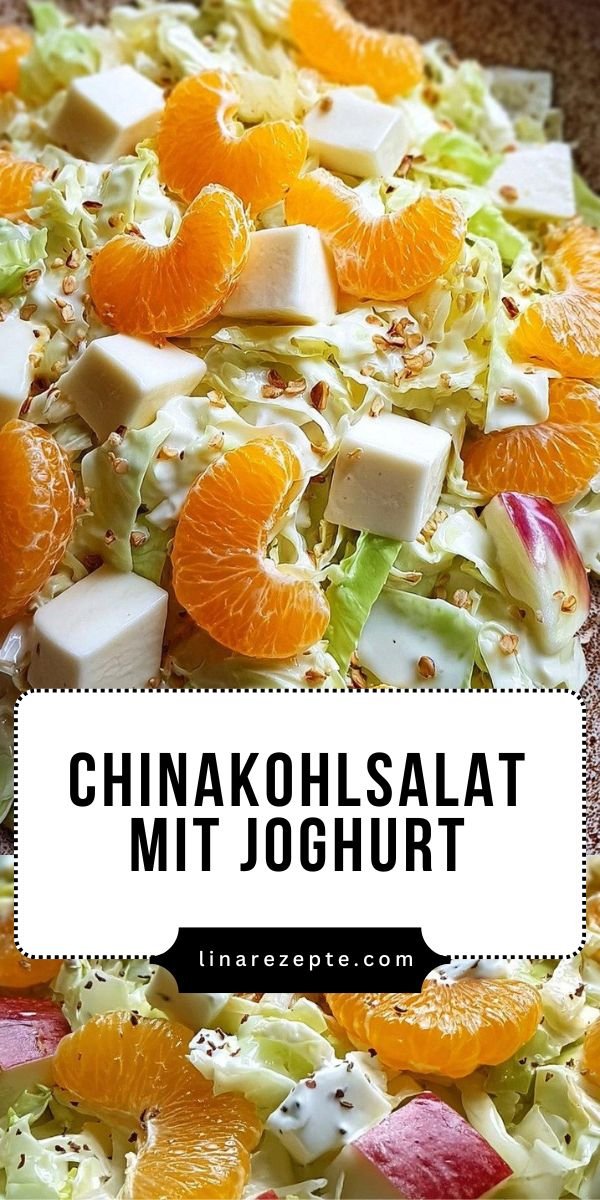 Fruchtiger Chinakohlsalat mit Joghurt – knackig, cremig und frisch save this recipe