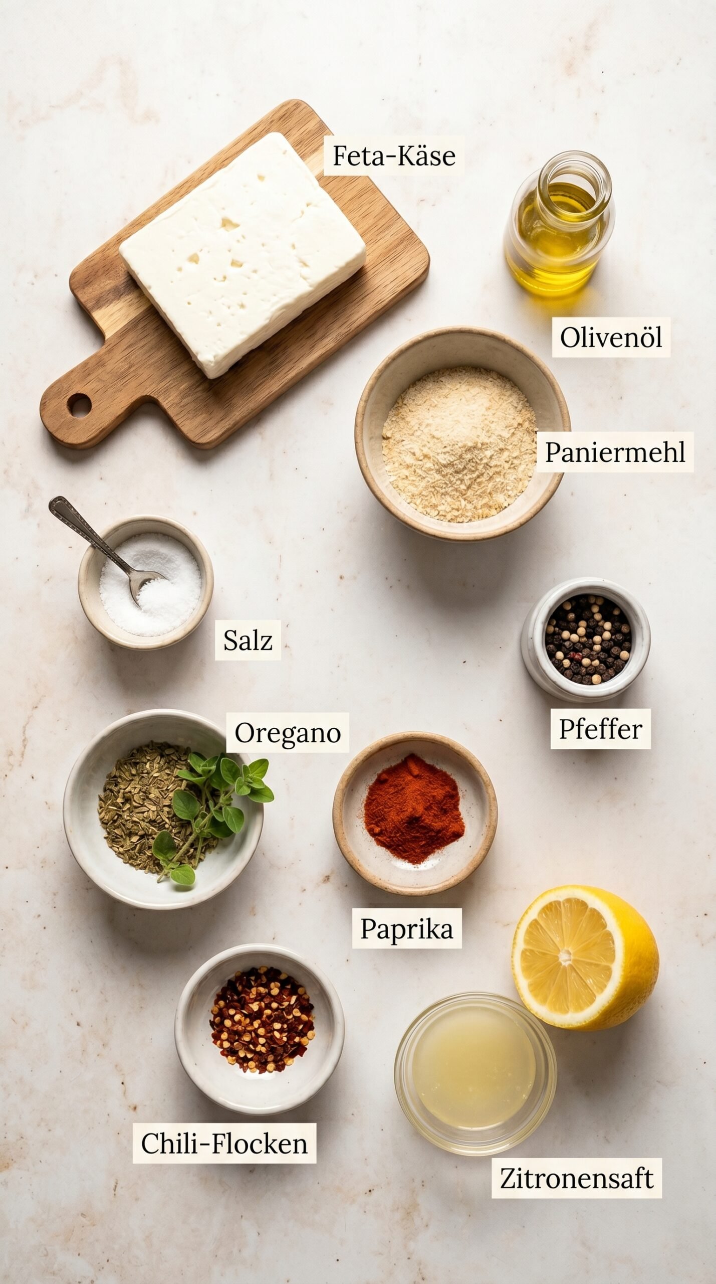 Knuspriger Feta aus dem Airfryer – Feta Im Airfryer recipe ingredients