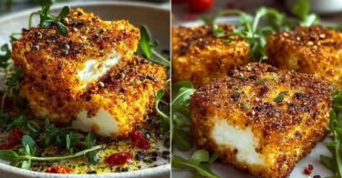Knuspriger Feta aus dem Airfryer – Feta Im Airfryer recipe photo