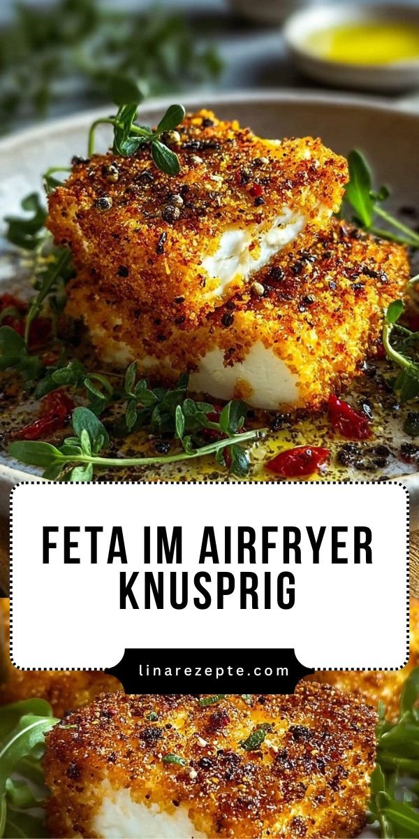 Knuspriger Feta aus dem Airfryer – Feta Im Airfryer save this recipe