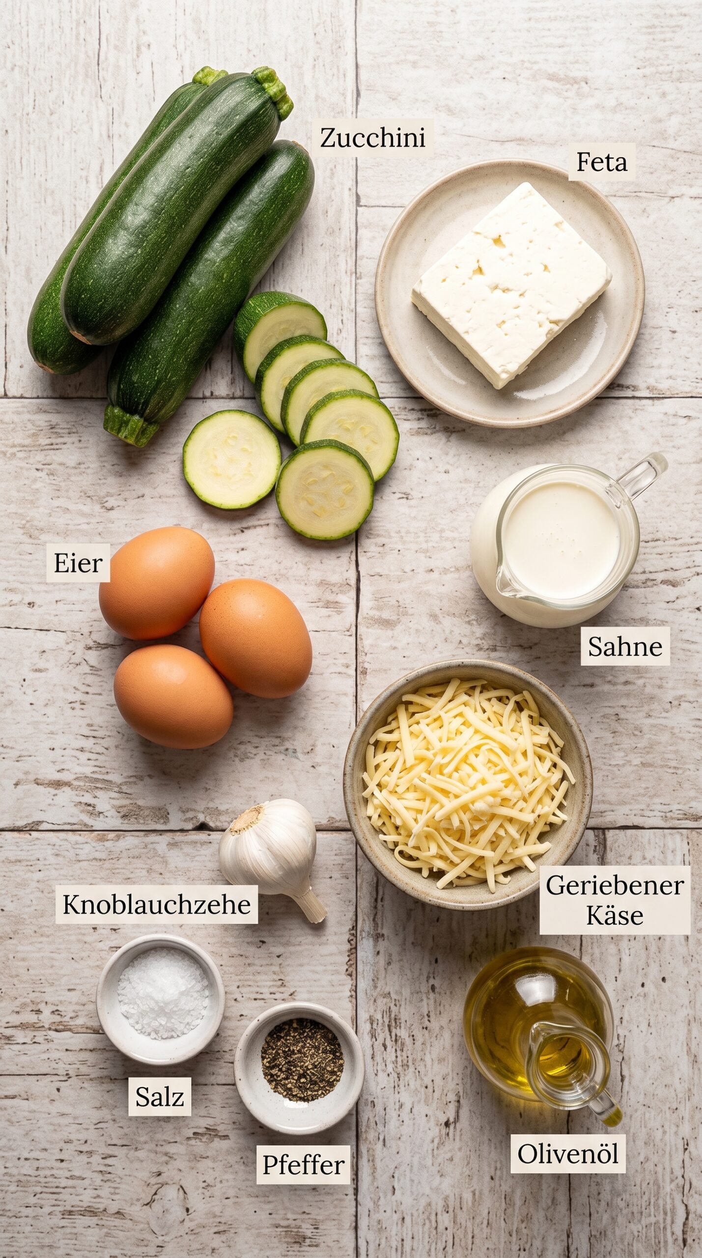 Low carb zucchini auflauf mit feta: Cremiger Low Carb Zucchini Auflauf recipe ingredients