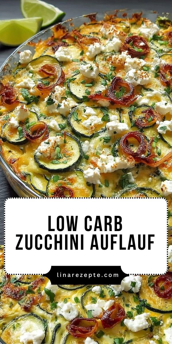 Low carb zucchini auflauf mit feta: Cremiger Low Carb Zucchini Auflauf save this recipe