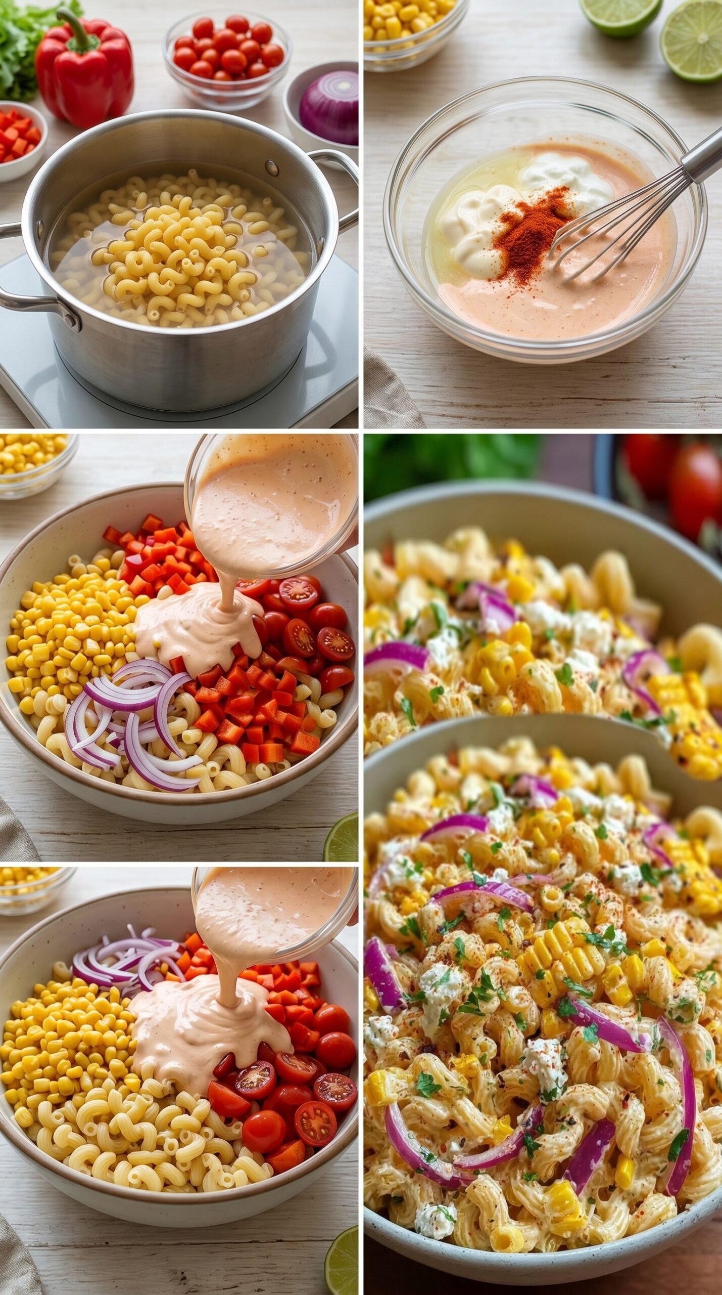 Dieser mexikanische Nudelsalat mit Mais ist das Highlight jeder Grillparty recipe instructions
